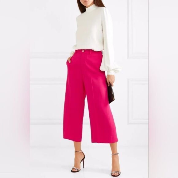 Gucci Cady Pant in PINK/Violet Viscose Authentic NWT